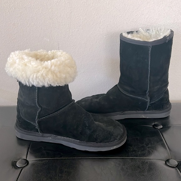 Sonoma Shoes - Sonoma Black Faux Fur Boots